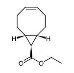 Ethyl (1α,8α,9α)-bicyclo[6.1.0]non-4-ene-9-carboxylate structure