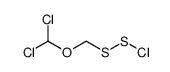 dichloromethoxymethylsulfanyl thiohypochlorite结构式