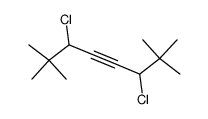 3,6-dichloro-2,2,7,7-tetramethyl-4-octyne结构式