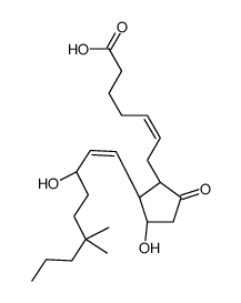 18,18,20-trimethylprostaglandin E2结构式