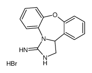1,13b-Dihydrodibenz(b,f)imidazo(1,5-d)(1,4)oxazepin-3-amine hydrochlor ide结构式