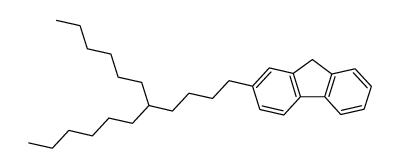 2-(5-hexylundecyl)-9H-fluorene结构式
