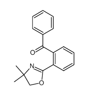 2-(2-Benzoylphenyl)-4,4-dimethyl-2-oxazoline结构式