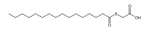 palmitoyl thioglycolate Structure