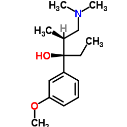 (2R,3S)-1-(DIMETHYLAMINO)-3-(3-METHOXYPHENYL)-2-METHYLPENTAN-3-OL structure