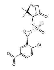 (R,R)-(+)-2-(d-10-camphorsulfonyl)-3-(2-chloro-5-nitrophenyl)oxaziridine Structure