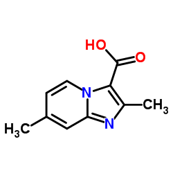 2,7-Dimethylimidazo[1,2-a]pyridine-3-carboxylic acid Structure