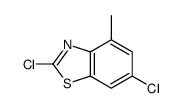 Benzothiazole, 2,6-dichloro-4-methyl- (9CI) structure