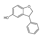 3-phenyl-2,3-dihydrobenzofuran-5-ol Structure
