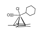 (η5-C5Me5)Ir(carbonyl)(Cl)(cyclohexyl) Structure