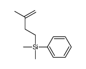 dimethyl-(3-methylbut-3-enyl)-phenylsilane Structure