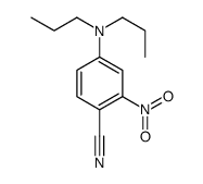 4-(二丙基氨基)-2-硝基苯甲腈结构式