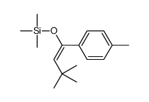 [3,3-dimethyl-1-(4-methylphenyl)but-1-enoxy]-trimethylsilane Structure