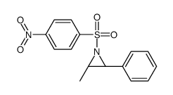 (3S)-2-methyl-1-(4-nitrophenyl)sulfonyl-3-phenylaziridine Structure