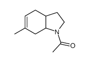 1-(6-methyl-2,3,3a,4,7,7a-hexahydroindol-1-yl)ethanone Structure