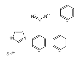 benzene,2-methyl-1H-imidazole,tin(4+),azide Structure