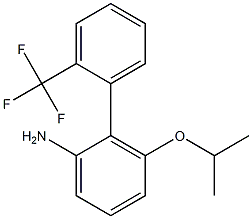 3-Isopropoxy-2-(α,α,α-trifluoro-o-tolyl)aniline结构式