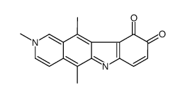 2,5,11-trimethylpyrido[4,3-b]carbazole-9,10-dione Structure
