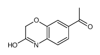 7-Acetyl-4H-1,4-benzoxazin-3-one结构式