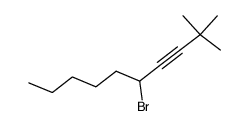 (+/-)-5-bromo-2,2-dimethyl-3-decyne Structure