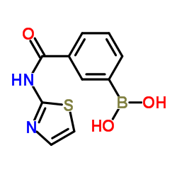 3-(2-噻唑基)甲酰氨苯基硼酸图片