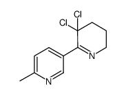 3,3-dichloro-6'-methyl-3,4,5,6-tetrahydro-2,3'-bipyridine结构式