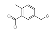 5-chloromethyl-2-methyl-benzoyl chloride结构式