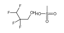 methanesulfonic acid,2,2,3,3-tetrafluoropropan-1-ol Structure