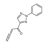 2-diazo-1-(2-phenyl-2H-[1,2,3]triazol-4-yl)-ethanone结构式