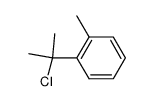 2-chloro-2-(2'-methylphenyl)propane结构式
