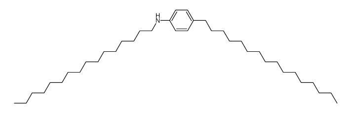 4,N-dihexadecyl-aniline Structure