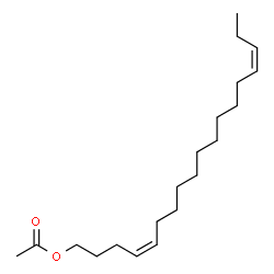 (4Z,15Z)-4,15-Octadecadienyl acetate Structure