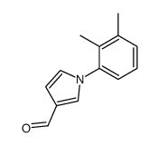 1-(2,3-dimethylphenyl)-1H-pyrrole-3-carbaldehyde结构式