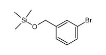 1-bromo-3-(trimethylsilyloxy)methyl-benzene结构式