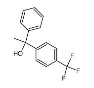 1-phenyl-1-(4-(trifluoromethyl)phenyl)ethanol结构式
