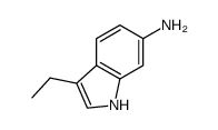 1H-Indol-6-amine,3-ethyl-(9CI) Structure