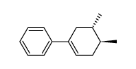 1-phenyl-trans-4,5-dimethylcyclohexene Structure