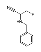 2-(benzylamino)-3-fluoropropanenitrile结构式