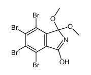 4,5,6,7-tetrabromo-3,3-dimethoxy-2H-isoindol-1-one Structure