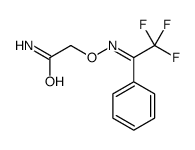 2-[(2,2,2-trifluoro-1-phenylethylidene)amino]oxyacetamide Structure