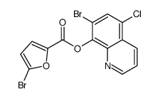 (7-bromo-5-chloroquinolin-8-yl) 5-bromofuran-2-carboxylate结构式