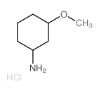 Cyclohexanamine,3-methoxy-, hydrochloride (1:1)结构式