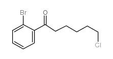 1-(2-BROMOPHENYL)-6-CHLORO-1-OXOHEXANE Structure