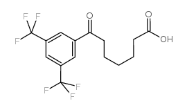 7-(3,5-DITRIFLUOROMETHYLPHENYL)-7-OXOHEPTANOIC ACID Structure