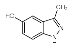 3-甲基-5-羟基-1H-吲唑结构式