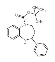 tert-butyl 2-phenyl-1,2,3,4-tetrahydro-1,5-benzodiazepine-5-carboxylate Structure