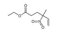 ethyl 4-methyl-4-nitrohex-5-enoate结构式