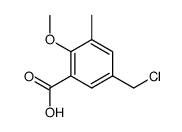 2-Methoxy-3-methyl-5-chlormethylbenzoesaeure Structure