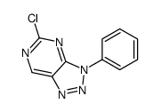 5-chloro-3-phenyltriazolo[4,5-d]pyrimidine结构式