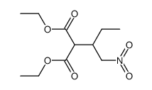 (1-nitromethyl-propyl)-malonic acid diethyl ester Structure